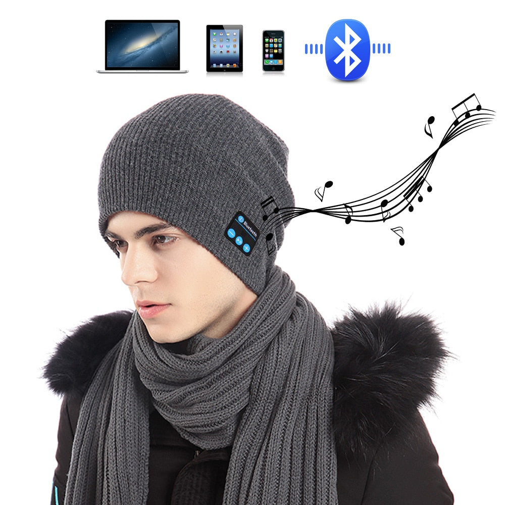 Beanie Hat with Integrated Headphone | Bluetooth